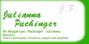 julianna puchinger business card